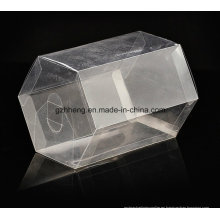 Caja de PVC transparente personalizada (hexágono de plástico)